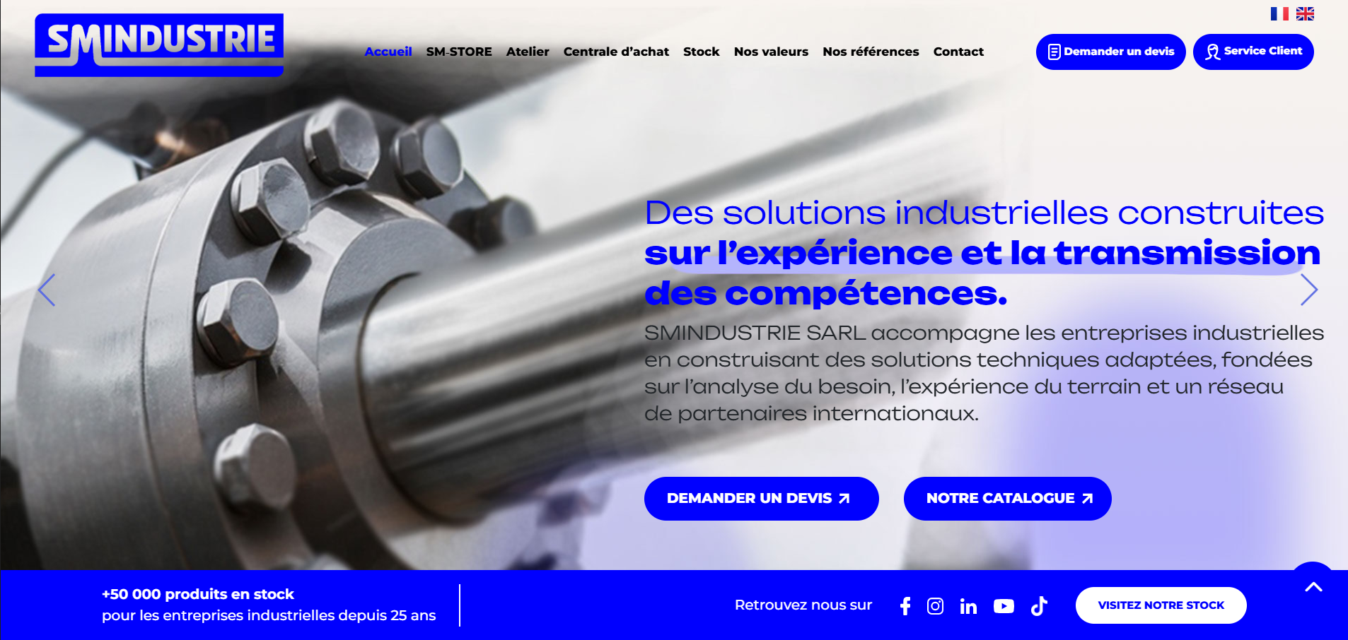 Site corporate moderne